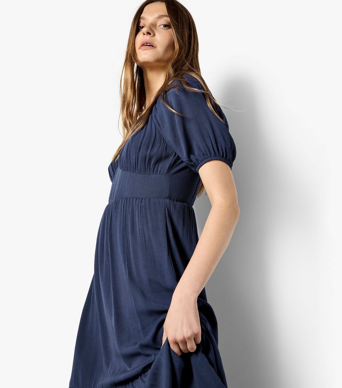 Apricot Women's Navy Milkmaid Maxi Dress Apricot New Look - 4