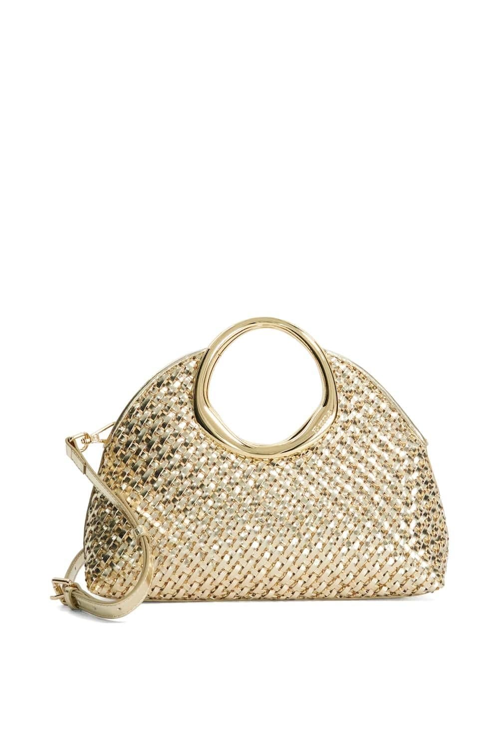 Dune London Dune London Gold Metallic Clutch Bag