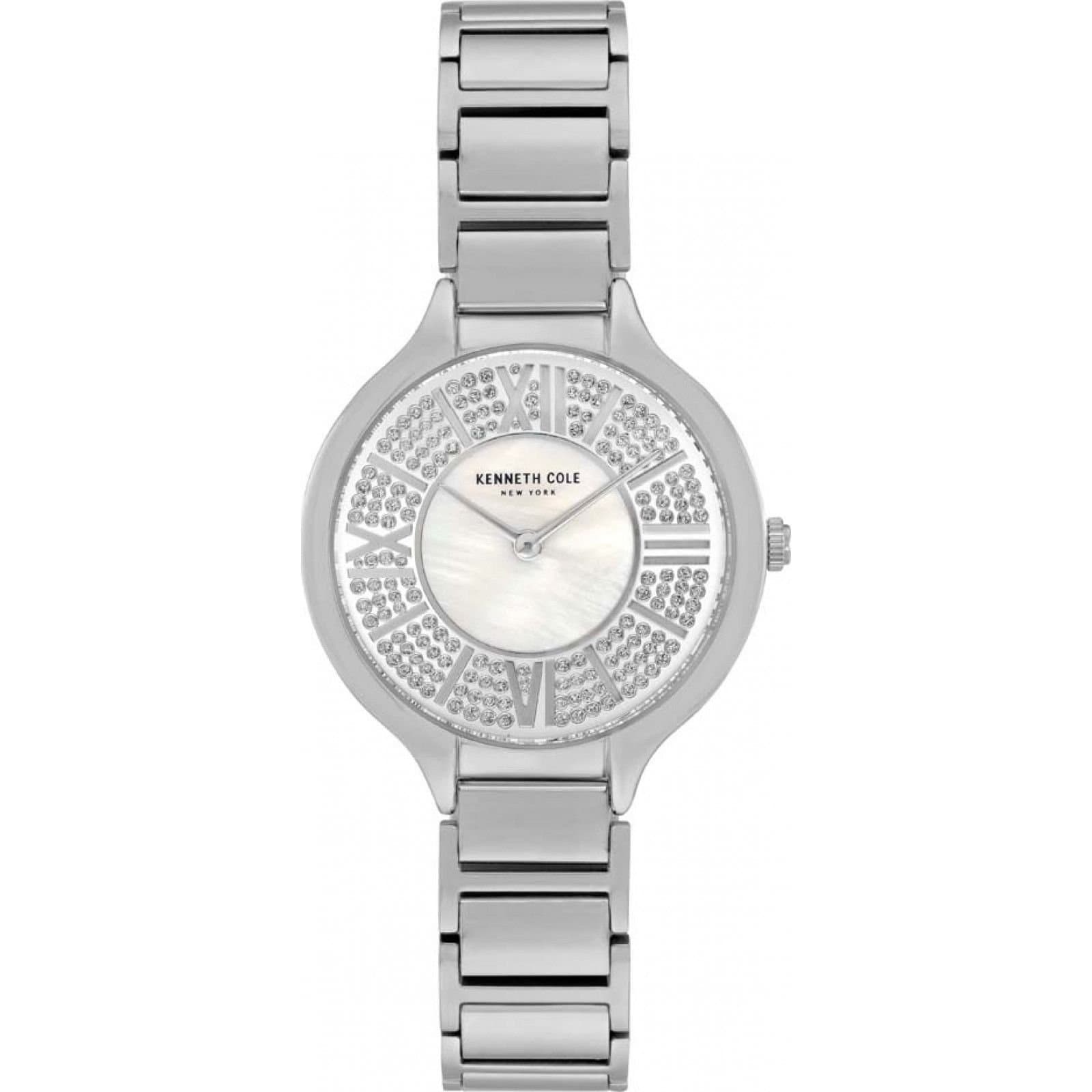 Kenneth Cole Kenneth Cole Women's KC51054001 Classic 33mm Quartz Watch in Silver