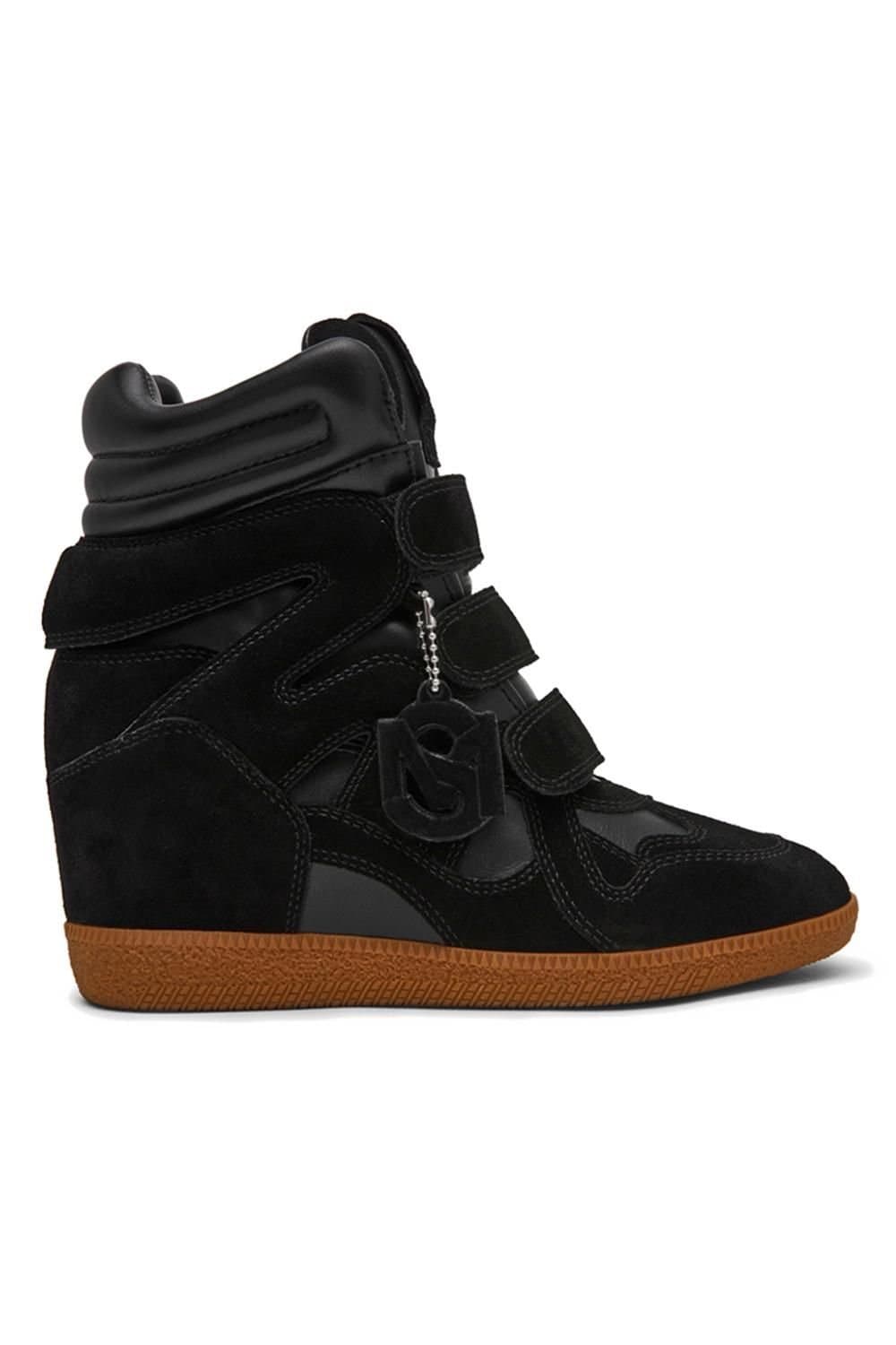 Steve Madden STEVE MADDEN Women's 'Mavis Black Suede' Suede Trainers