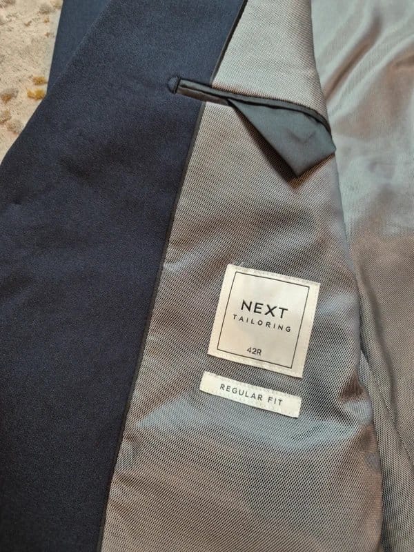 Next Navy 3-Piece Smart Suit Set