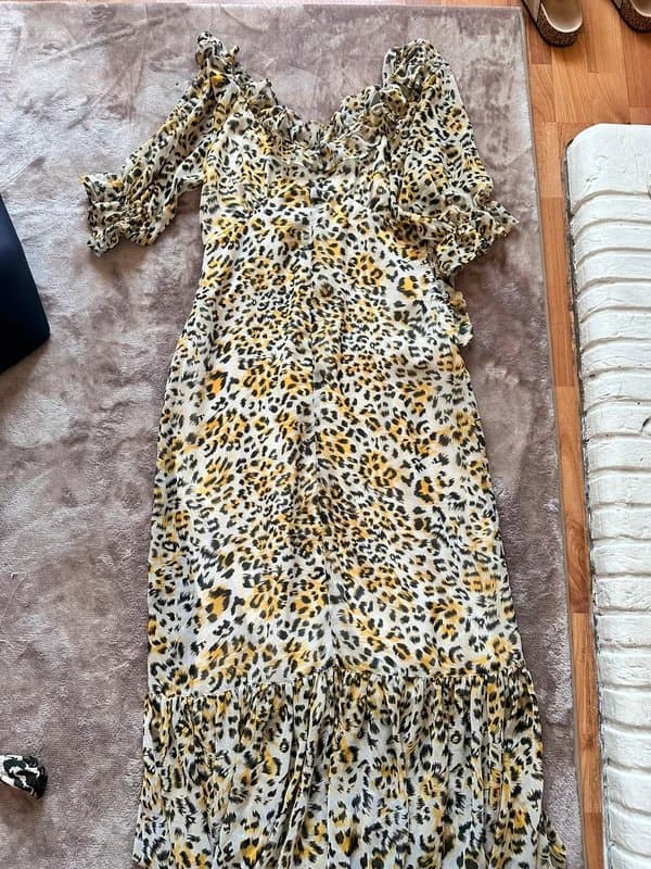 ASOS Leopard print maxi dress
