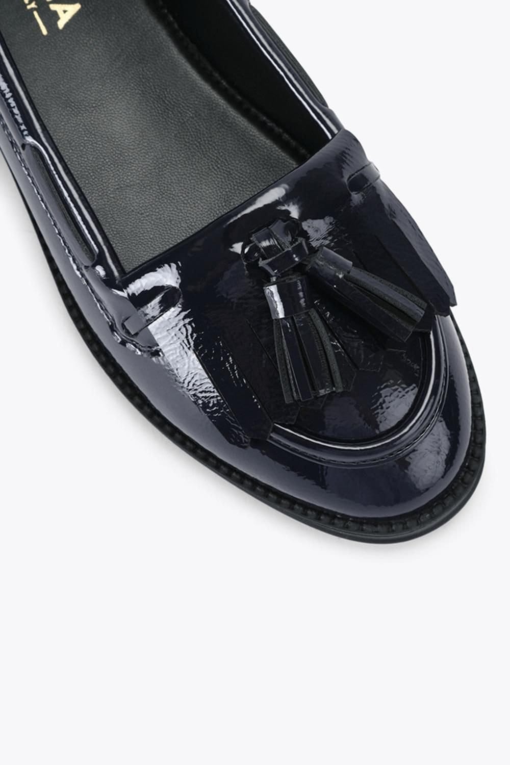Carvela Carvela Women's 'Ambra' Patent Flats in Navy - 4