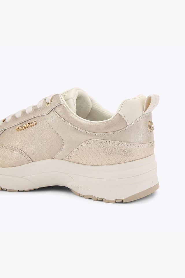 Carvela Carvela Women's 'Adoro Sneaker' Trainers in Gold - 3