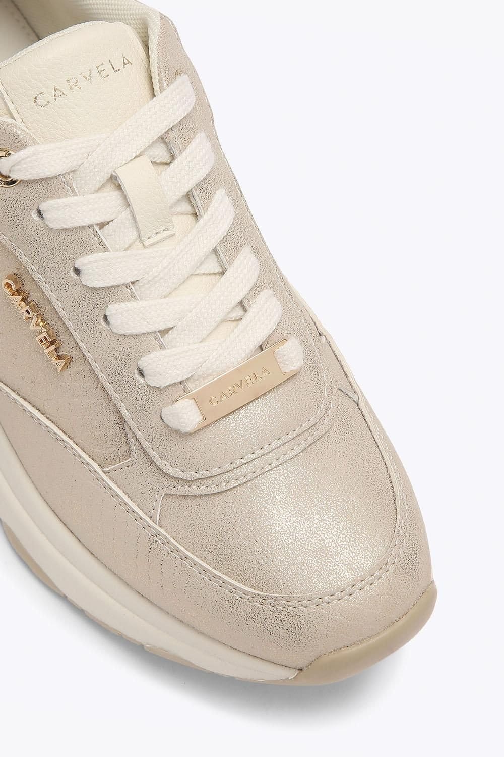 Carvela Carvela Women's 'Adoro Sneaker' Trainers in Gold - 4
