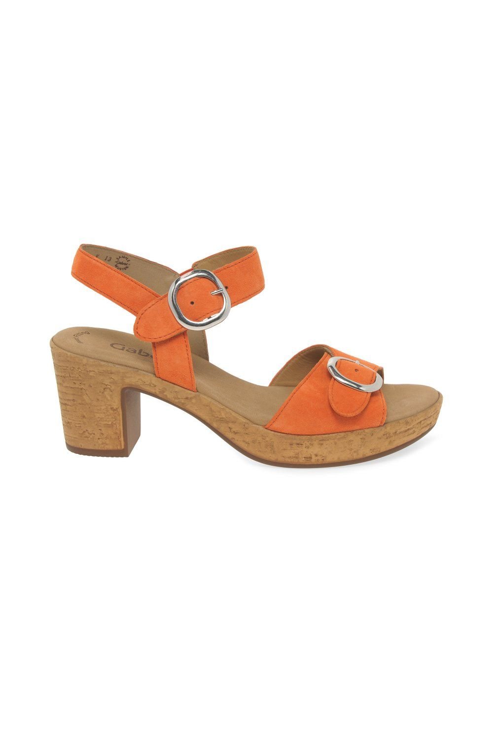 Gabor Gabor Women's 'Fantastica' Heeled Sandals in Orange - 3