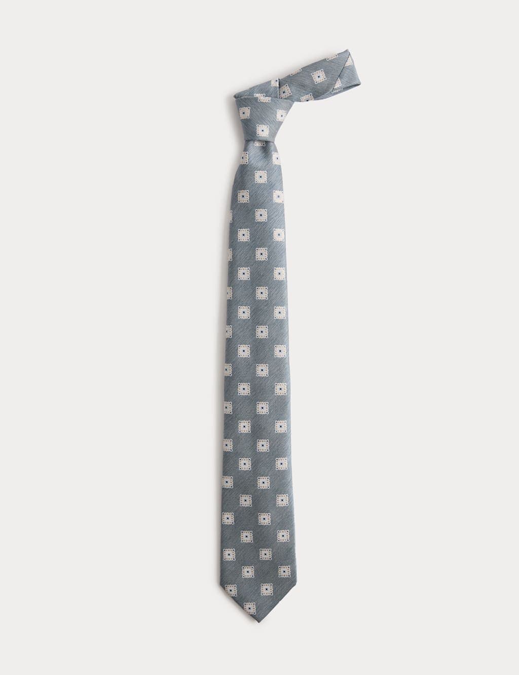 Marks & Spencer M&S Medallion Tie Blue