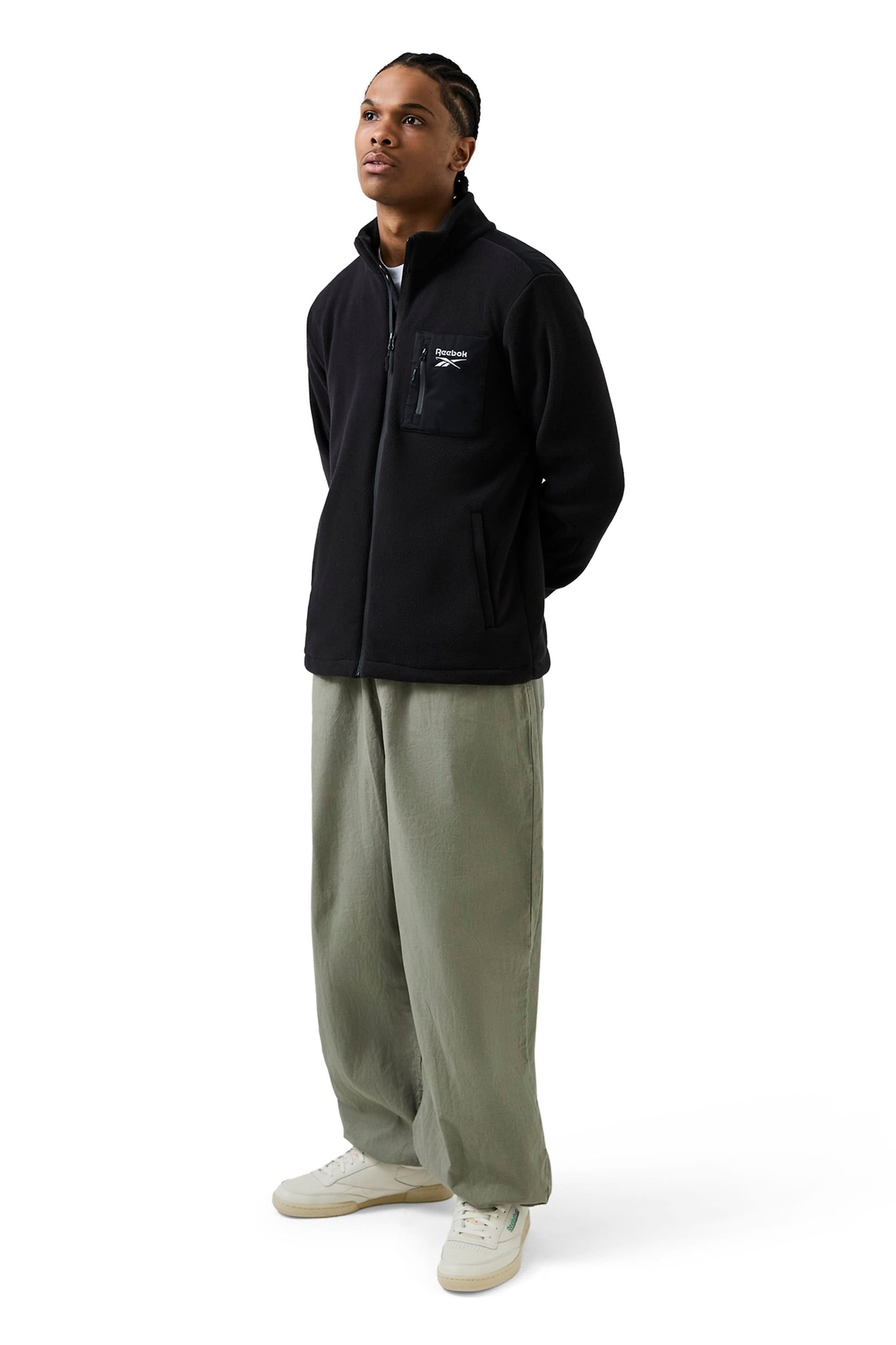 Reebok Reebok Men's Wynford Fleece in Black - 4