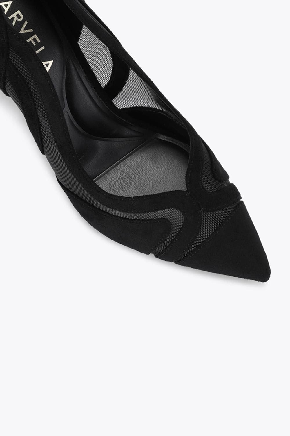 Carvela Carvela Women's 'Fantastico Court' Fabric Heels in Black - 4
