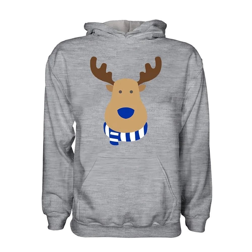 Real Sociedad Real Sociedad Men's Rudolph Supporters Hoodie in Grey - 1