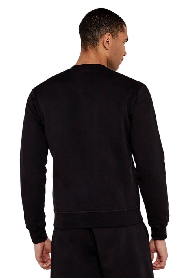 Dsquared2 Dsquared2 Men's Cool Fit Milano Long Sleeve Crew Neck Regular Fit Sweater in Black - 2