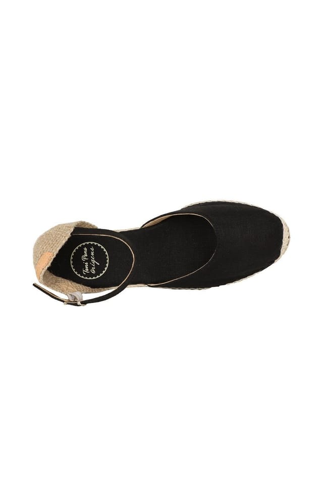 Toni Pons Toni Pons Women's 'Caldes' Wedge Heel Espadrille Sandals in Black - 3