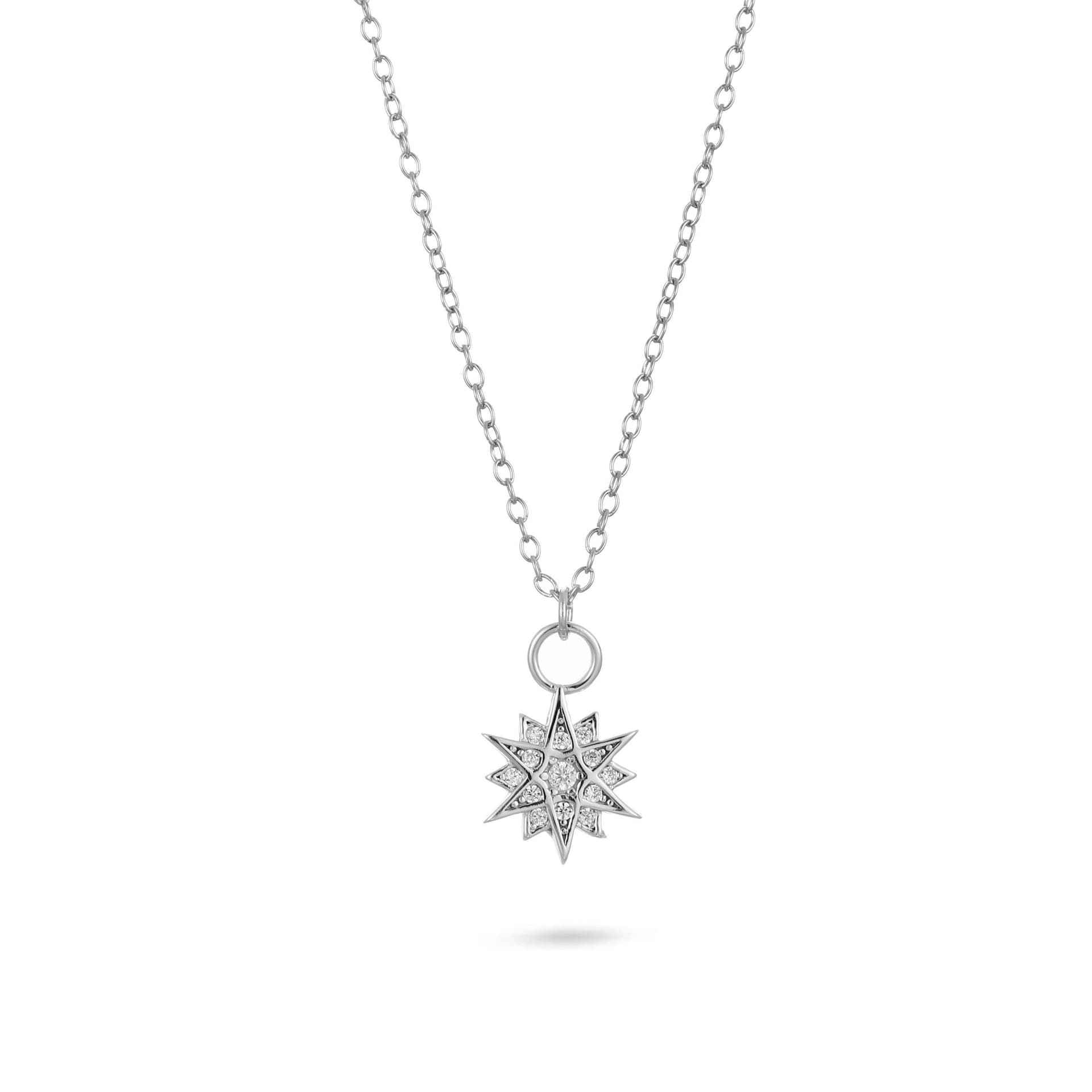 Gold Trip Gold Trip Women's Celestial Star Necklace in Silver