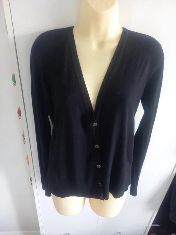 New Look Black New look v neck  button up cardigan