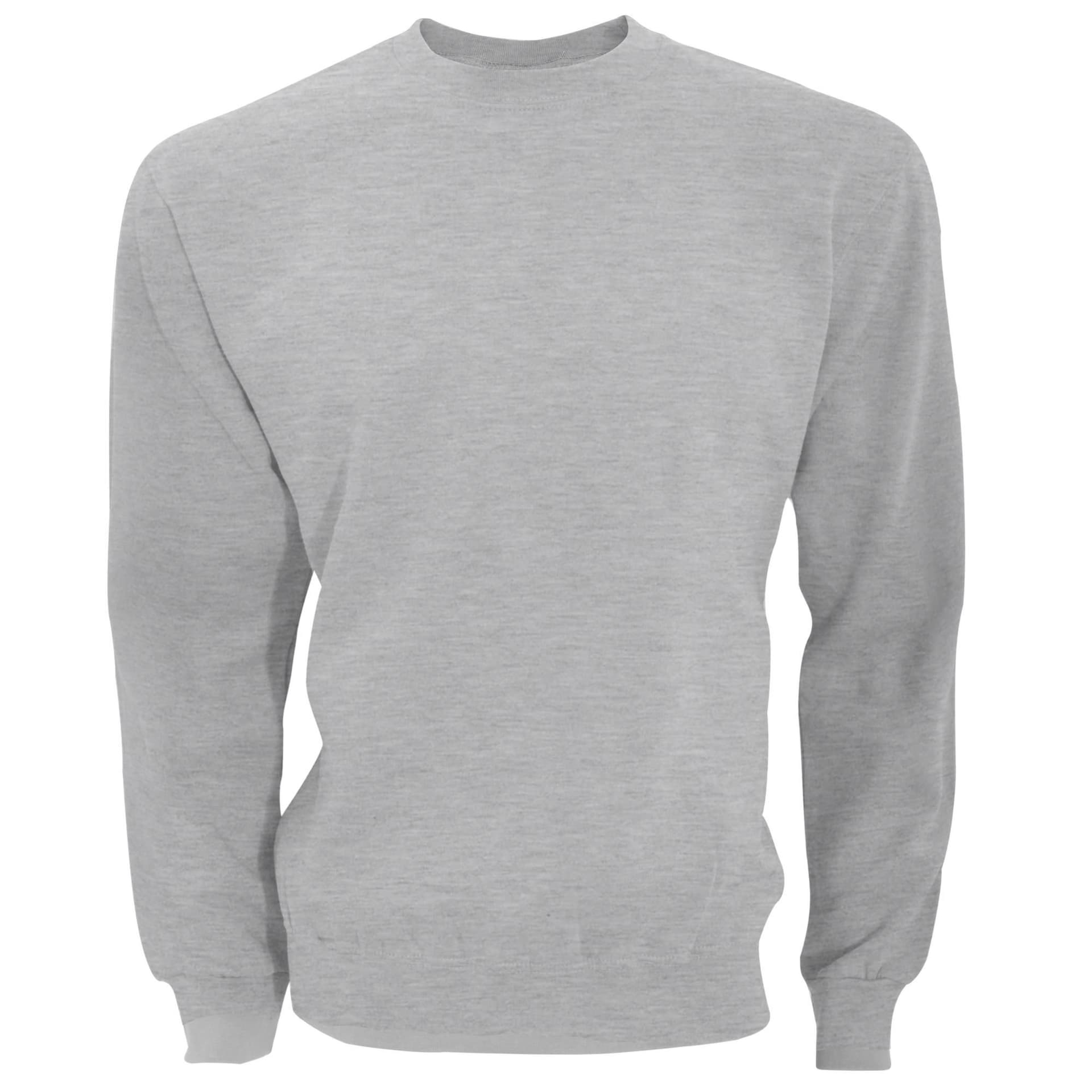 SG SG Men's Light Grey Long Sleeve Crew Sweatshirt