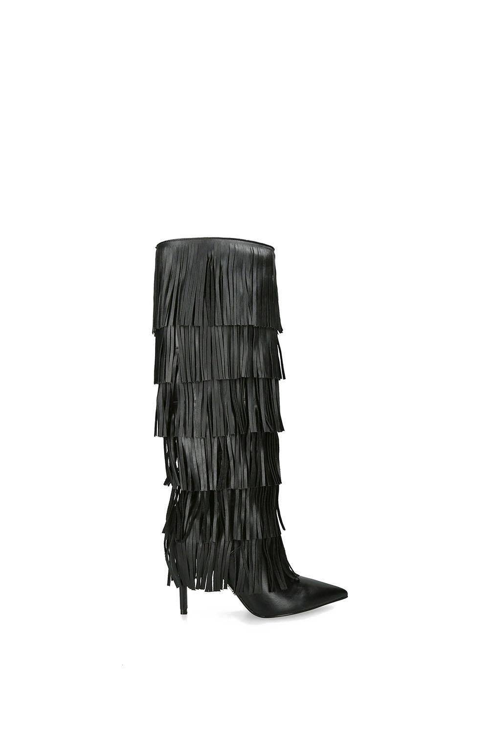 Steve Madden STEVE MADDEN Women's 'Wanderlust Black' Leather Boots in Black - 3