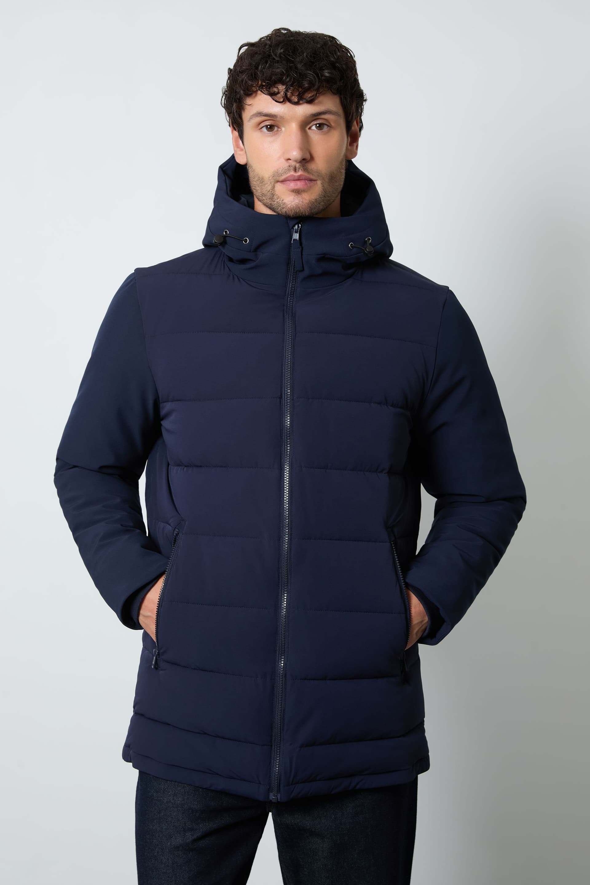 Burton Burton Men's Navy Quilted Coat