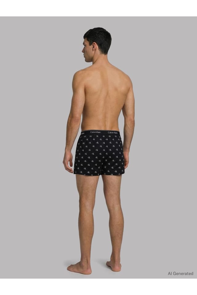 Calvin Klein Calvin Klein Men's 3 Pack Slim Fit Boxers - Black / Grey / White - 3