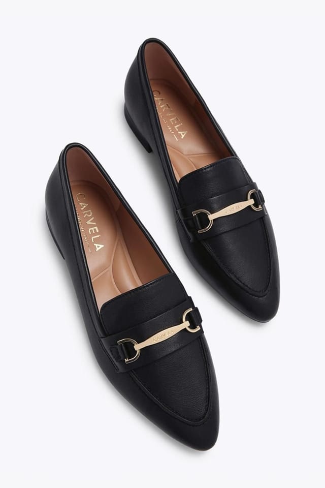 Carvela Carvela Women's 'Passo Flat' Leather Flats in Black - 2