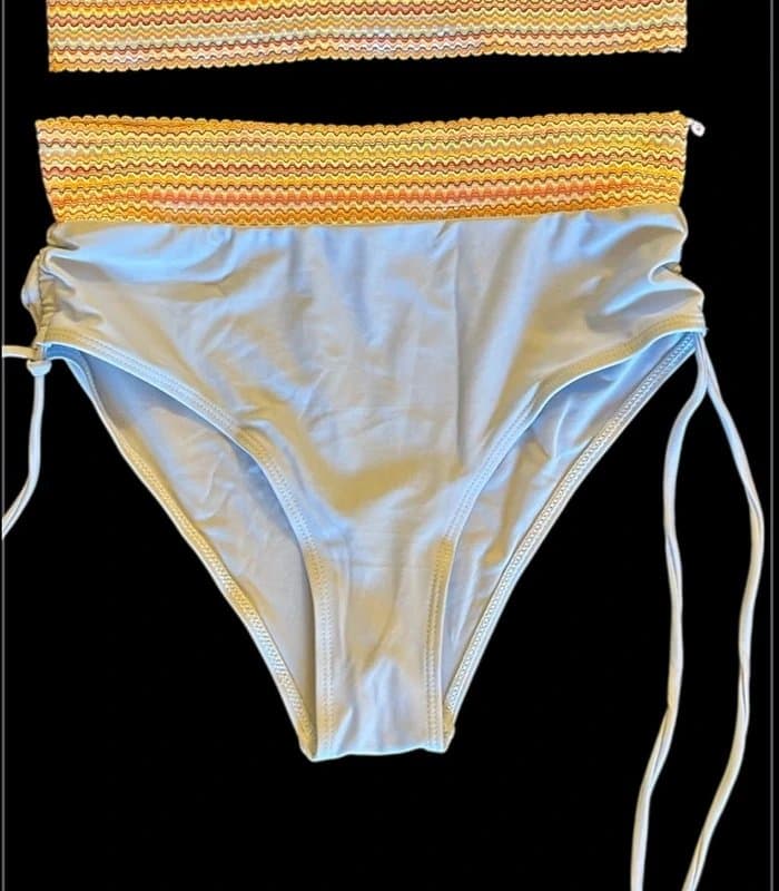 Blooming Jelly Blooming Jelly Tummy Control Bikini - Light Blue - Size Large