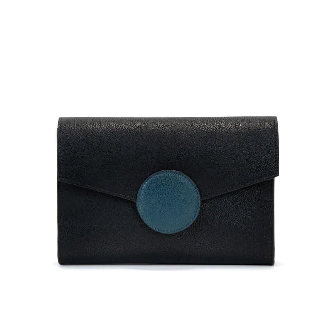 Campo Marzio Campo Marzio Black Leather Phoebe Clutch Bag
