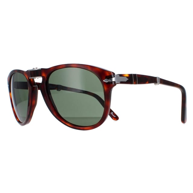 Persol Persol Men's Aviator Havana Green Sunglasses in Brown - 2