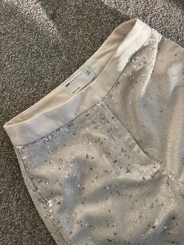 ASOS Design Sequin tailored trousers