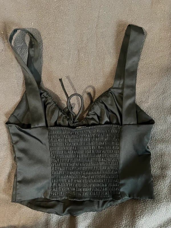 Bershka Satin Corset Top