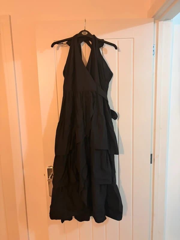 Never Fully Dressed Never Fully Dressed Black Midi Dress