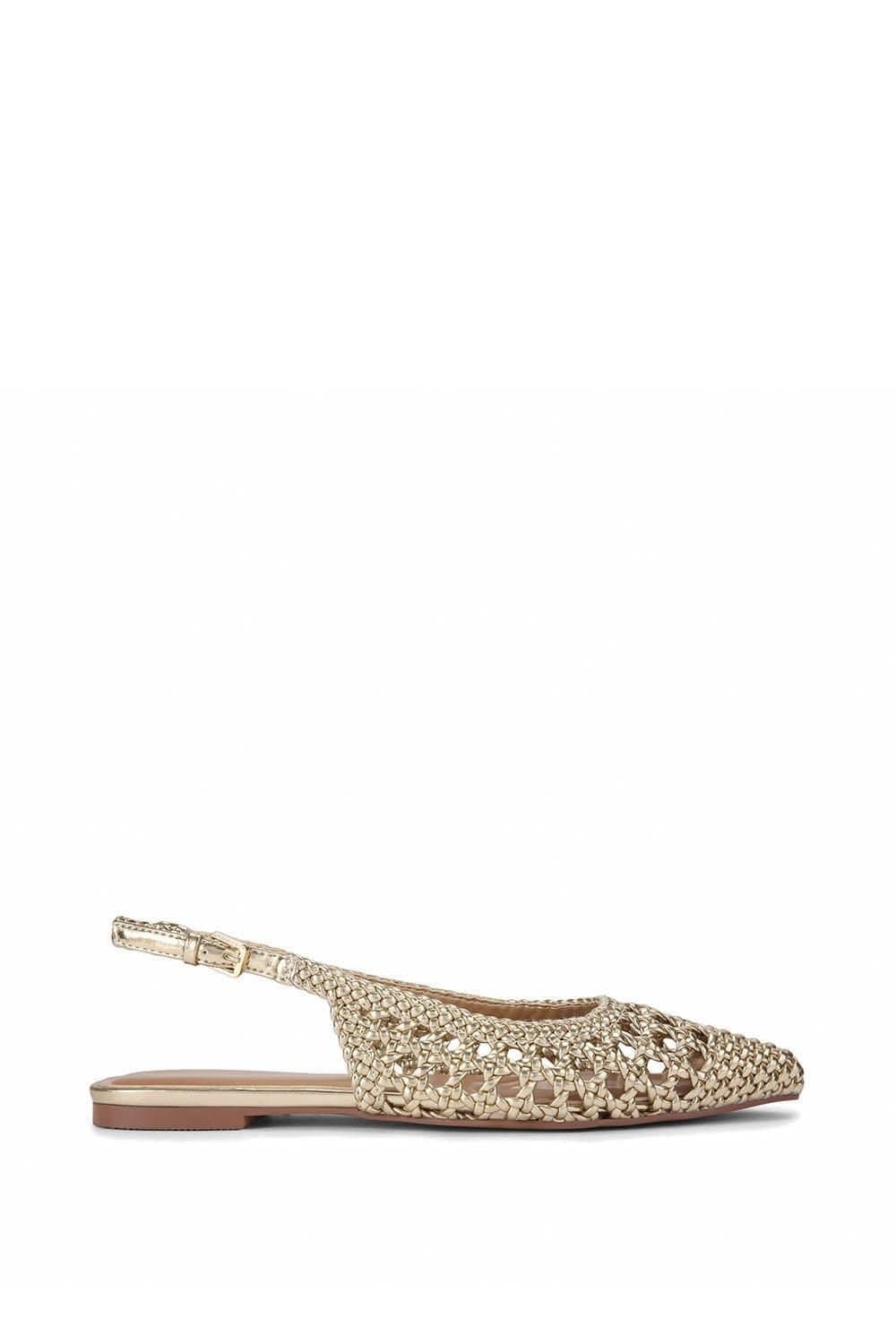 KG Kurt Geiger KG Kurt Geiger Gold Metallic Flats for Women