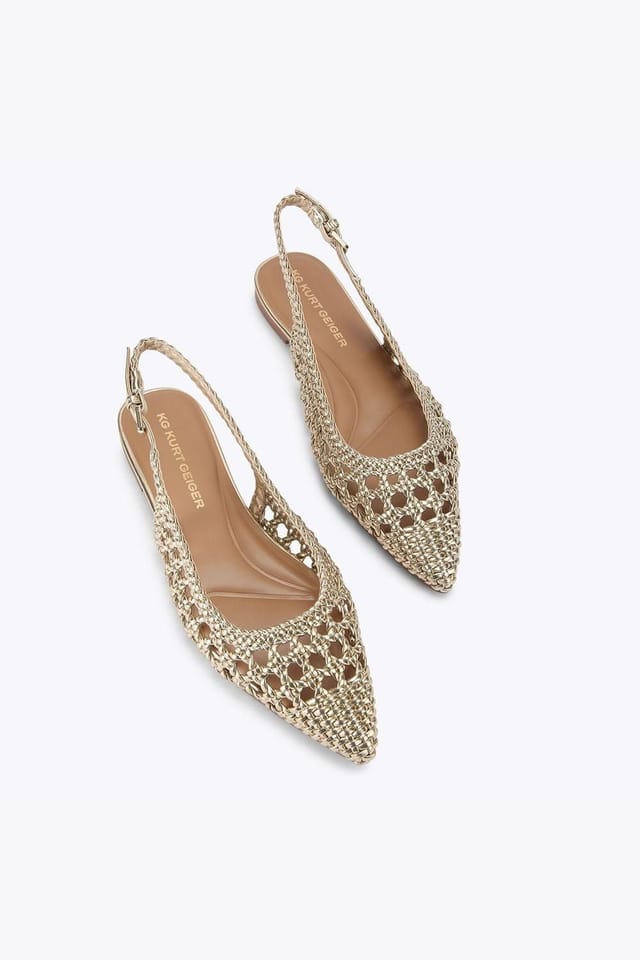 KG Kurt Geiger KG Kurt Geiger Women's 'Minna' Flats in Gold - 2