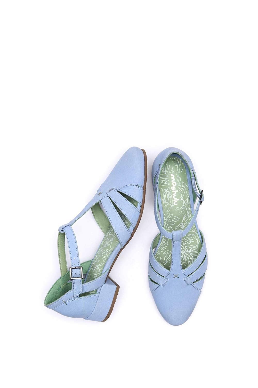 Moshulu Moshulu Women's 'Sayuri' Vintage Style Shoes in Light Blue - 2