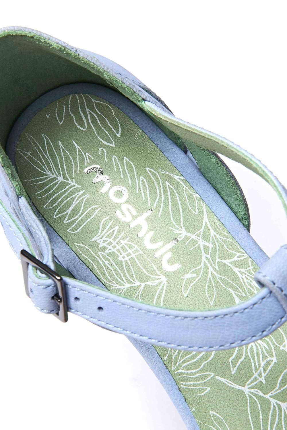 Moshulu Moshulu Women's 'Sayuri' Vintage Style Shoes in Light Blue - 4