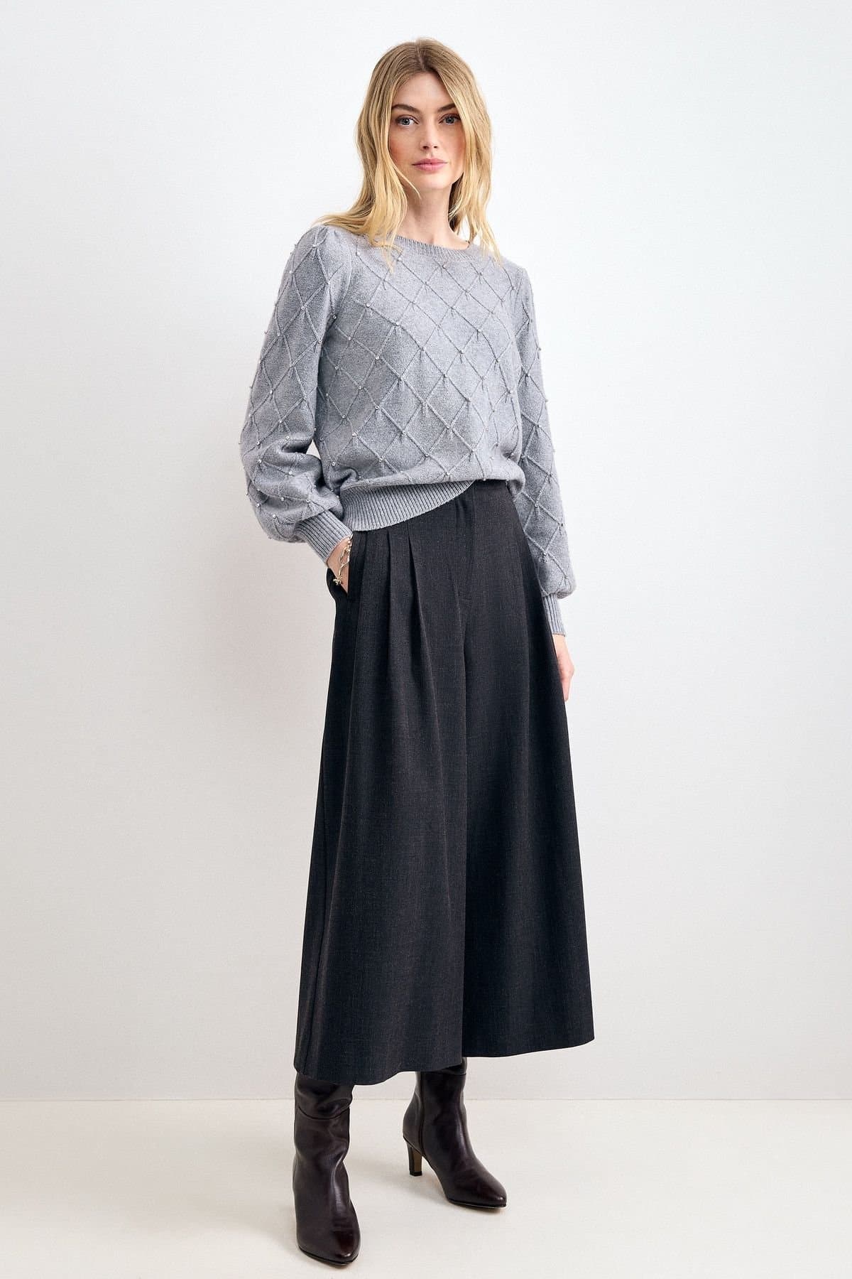 Phase Eight Phase Eight Women's Nadin Jumper in Light Grey