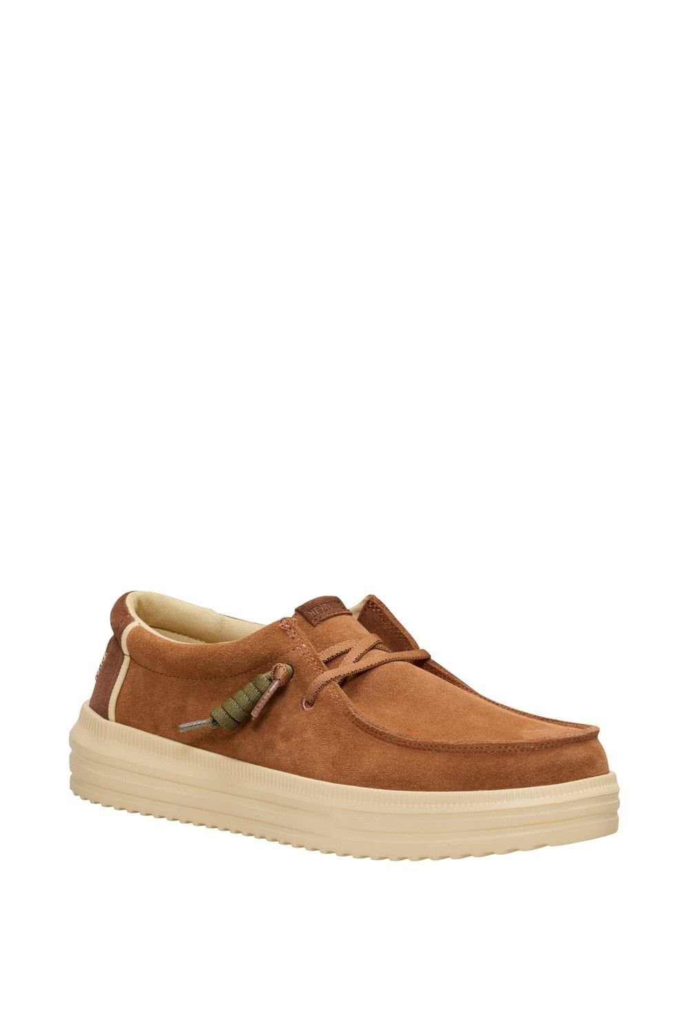 Hey Dude Hey Dude Men's REV Suede Slip on Shoe in Tan