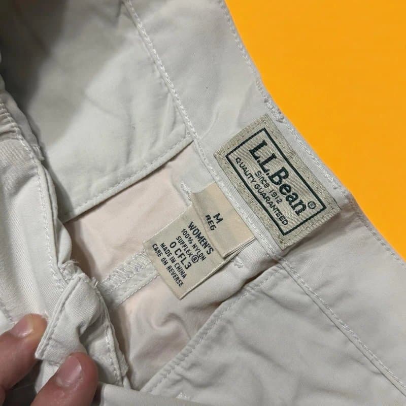 L.L. Bean LL Bean Convertible Beige Cargo Pants Performance Hiking O CFL3 Women’s Medium