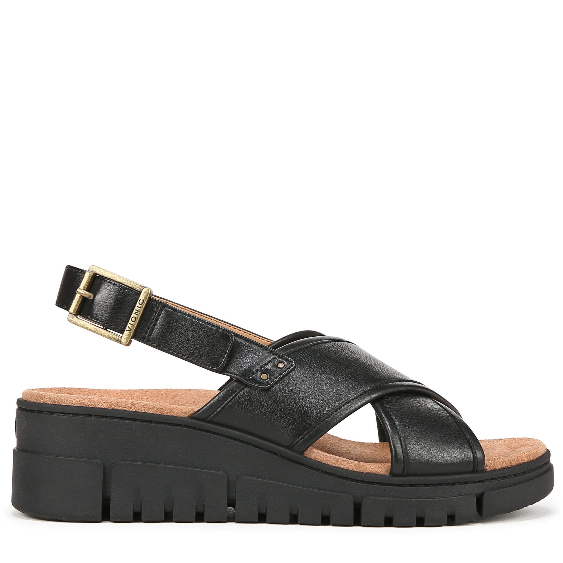 Vionic Vionic Women's Uptown Sonoma Slingback Sandals in Black - 4