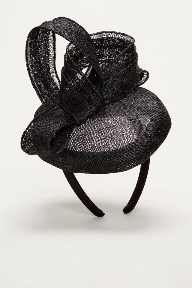 Phase Eight Phase Eight Women's Bow Twisted Pillbox in Black - 2
