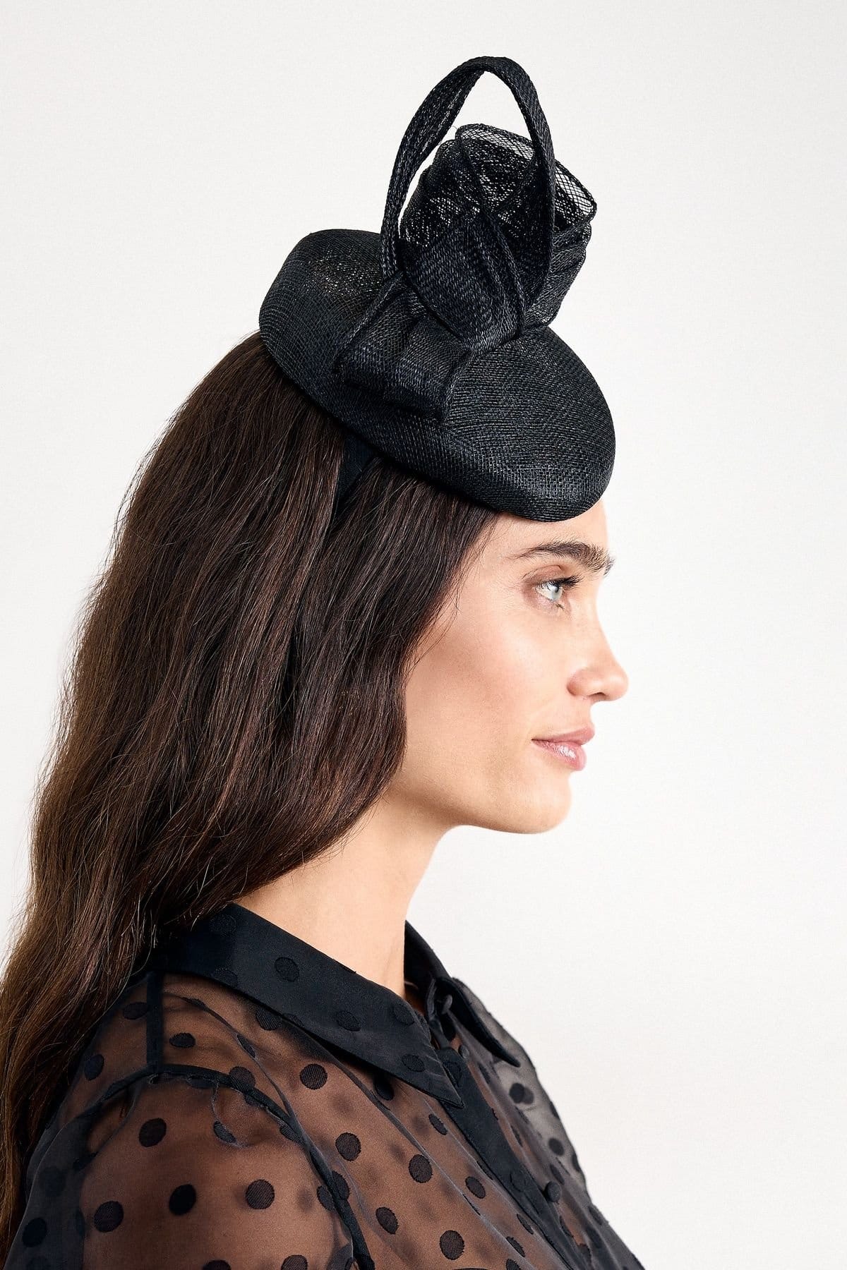 Phase Eight Phase Eight Women's Bow Twisted Pillbox in Black - 4