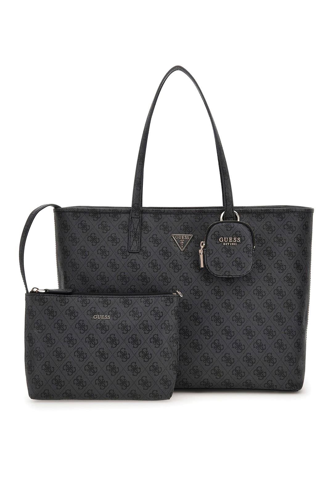 Guess Guess Women's Power Play Ii Large Tech Tote Coal in Charcoal