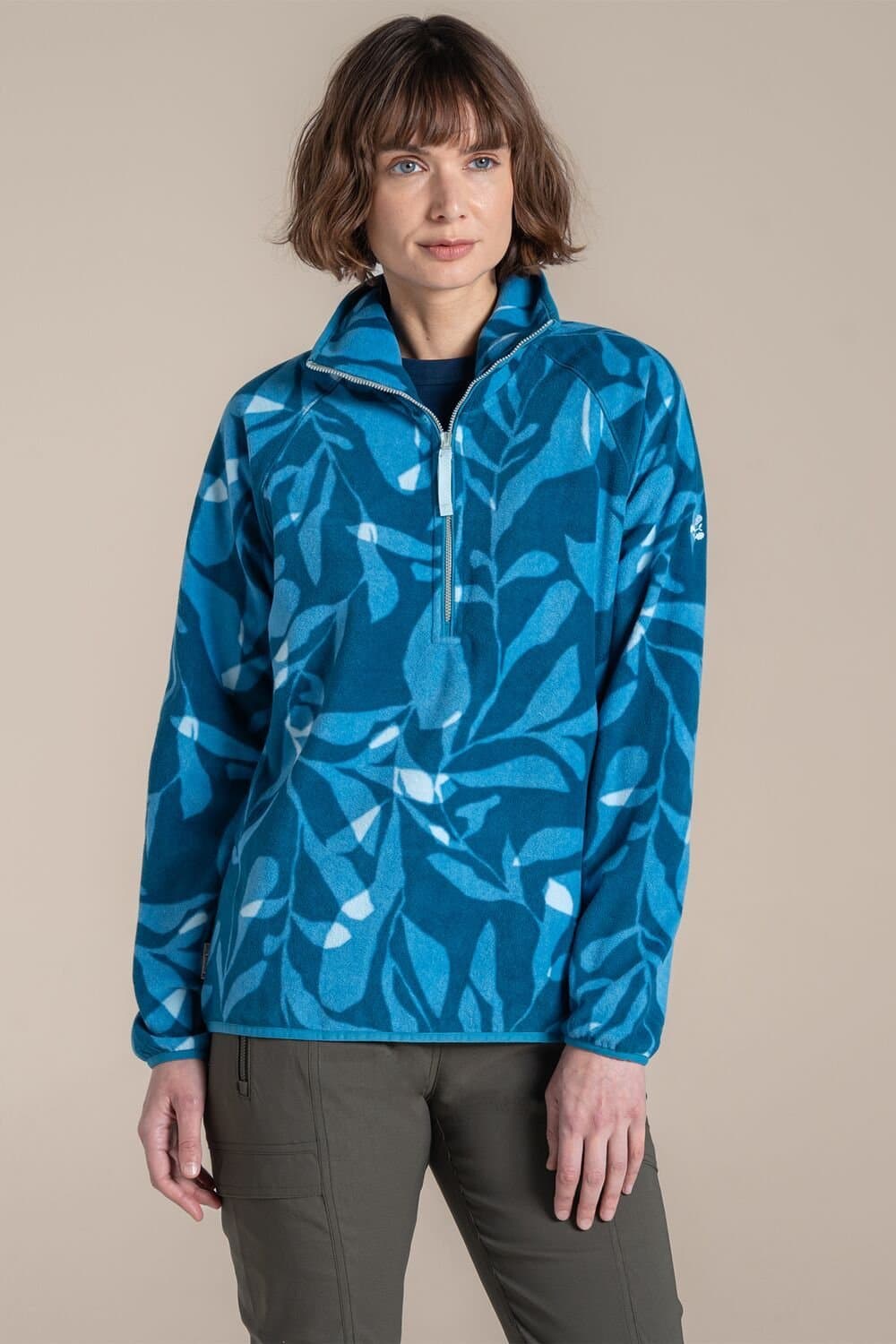 Craghoppers Craghoppers Women's National Trust Reedmace Half Zip Fleece in Blue