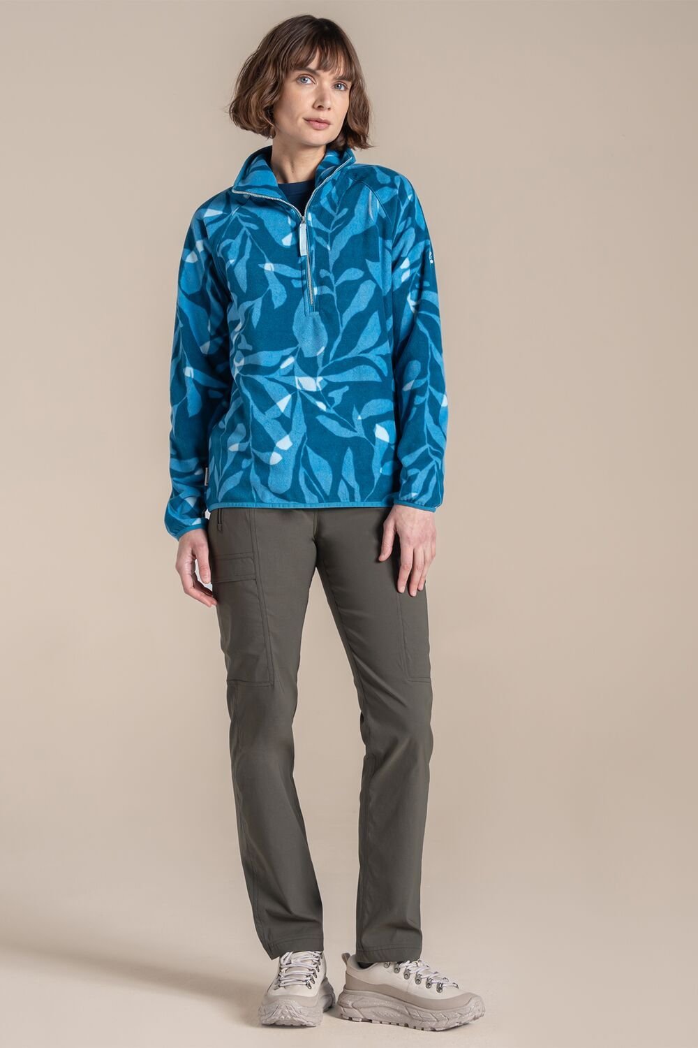 Craghoppers Craghoppers Women's National Trust Reedmace Half Zip Fleece in Blue - 2