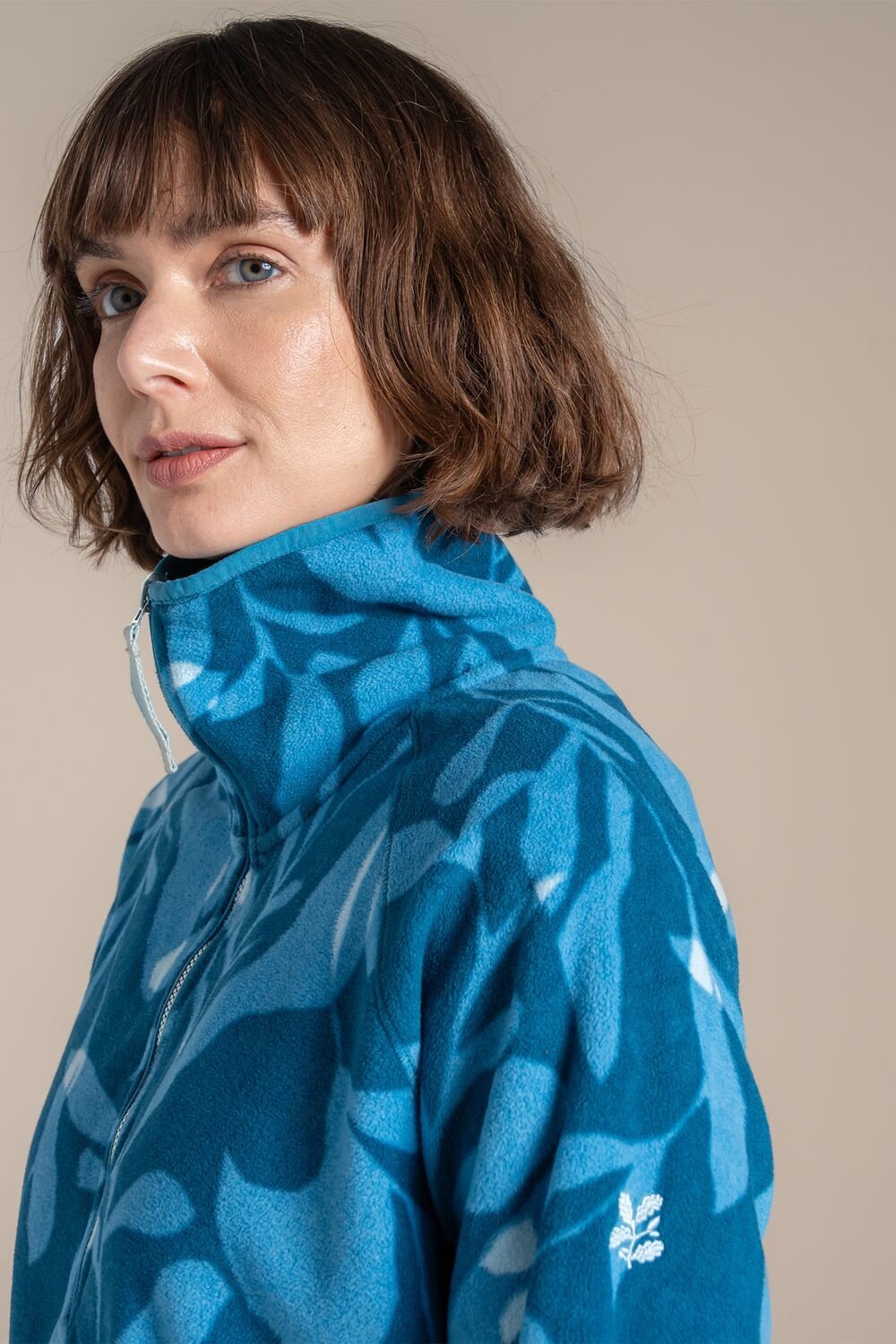 Craghoppers Craghoppers Women's National Trust Reedmace Half Zip Fleece in Blue - 3