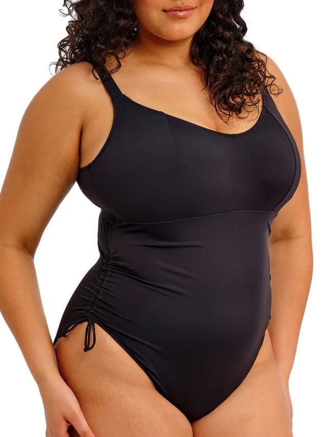 Elomi Elomi Women's Plain Sailing Non Wired Swimsuit in Black - 3