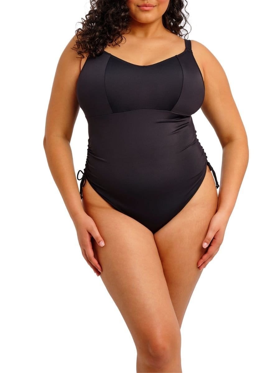 Elomi Elomi Women's Plain Sailing Non Wired Swimsuit in Black - 4