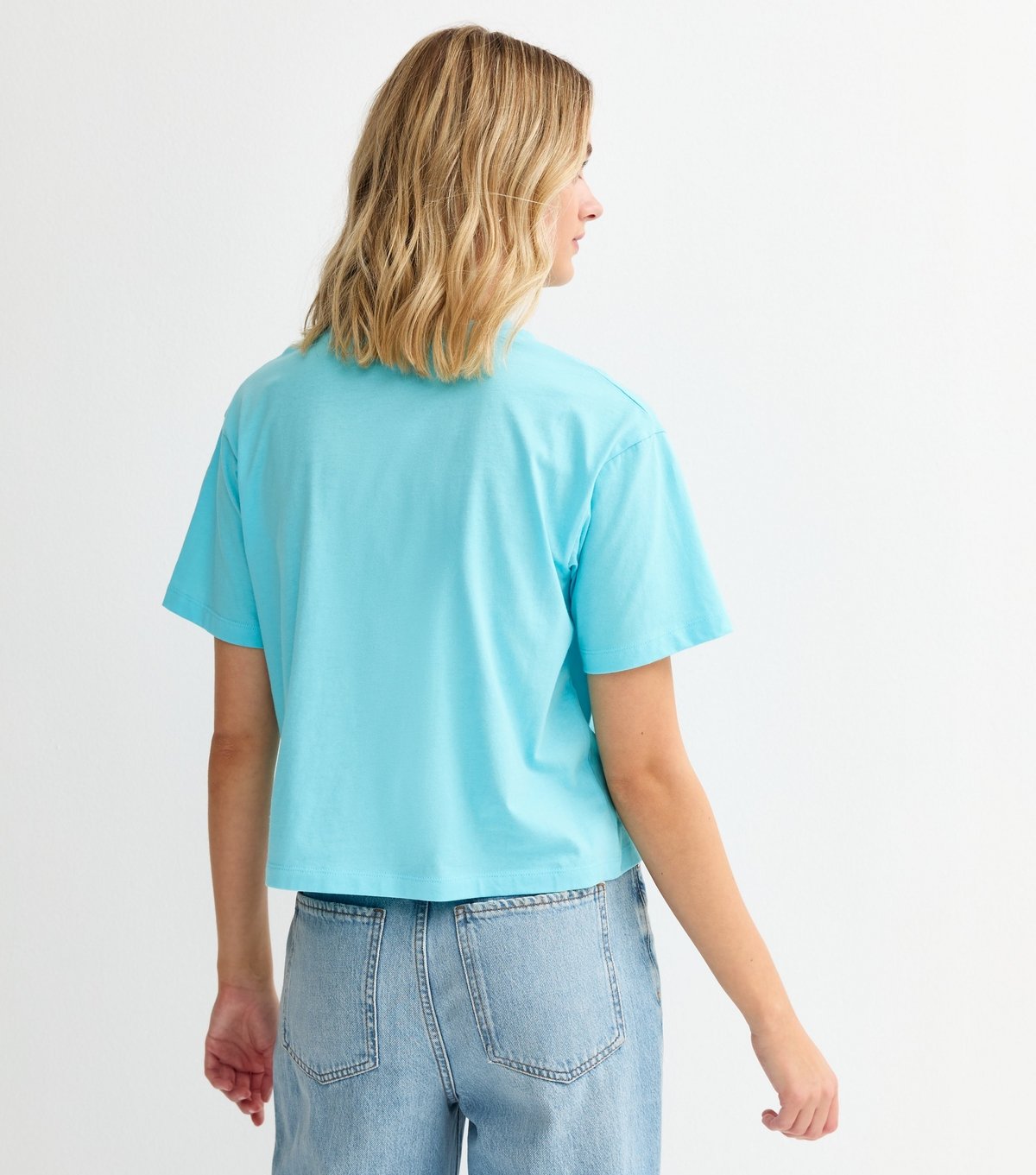 New Look Women's Teal Cotton Boxy T-Shirt New Look - 4