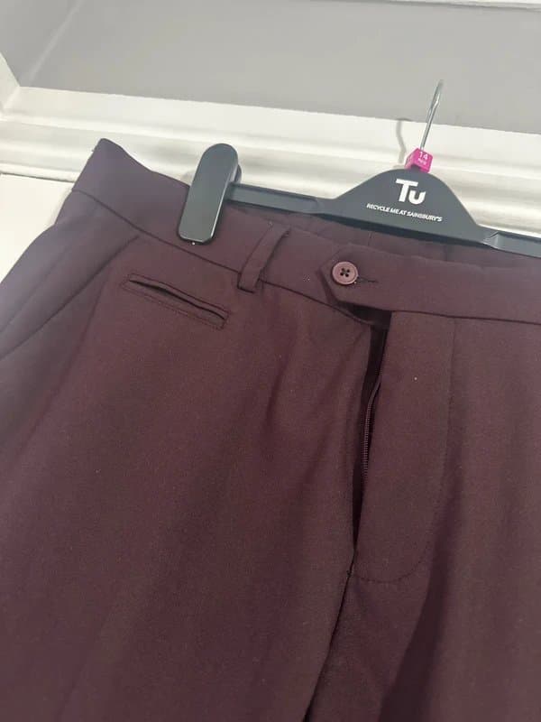 ASOS Maroon ASOS Suit trousers
