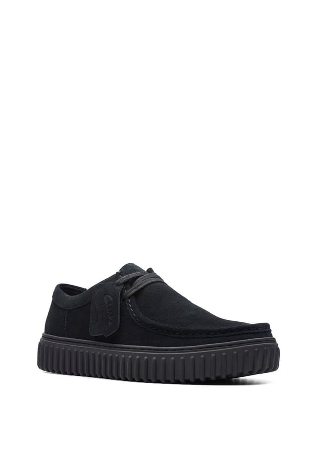 Clarks Clarks Men's Torhill Lo Lace-Up Shoe Black Suede - 2