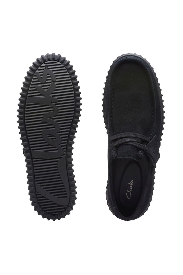 Clarks Clarks Men's Torhill Lo Lace-Up Shoe Black Suede - 3