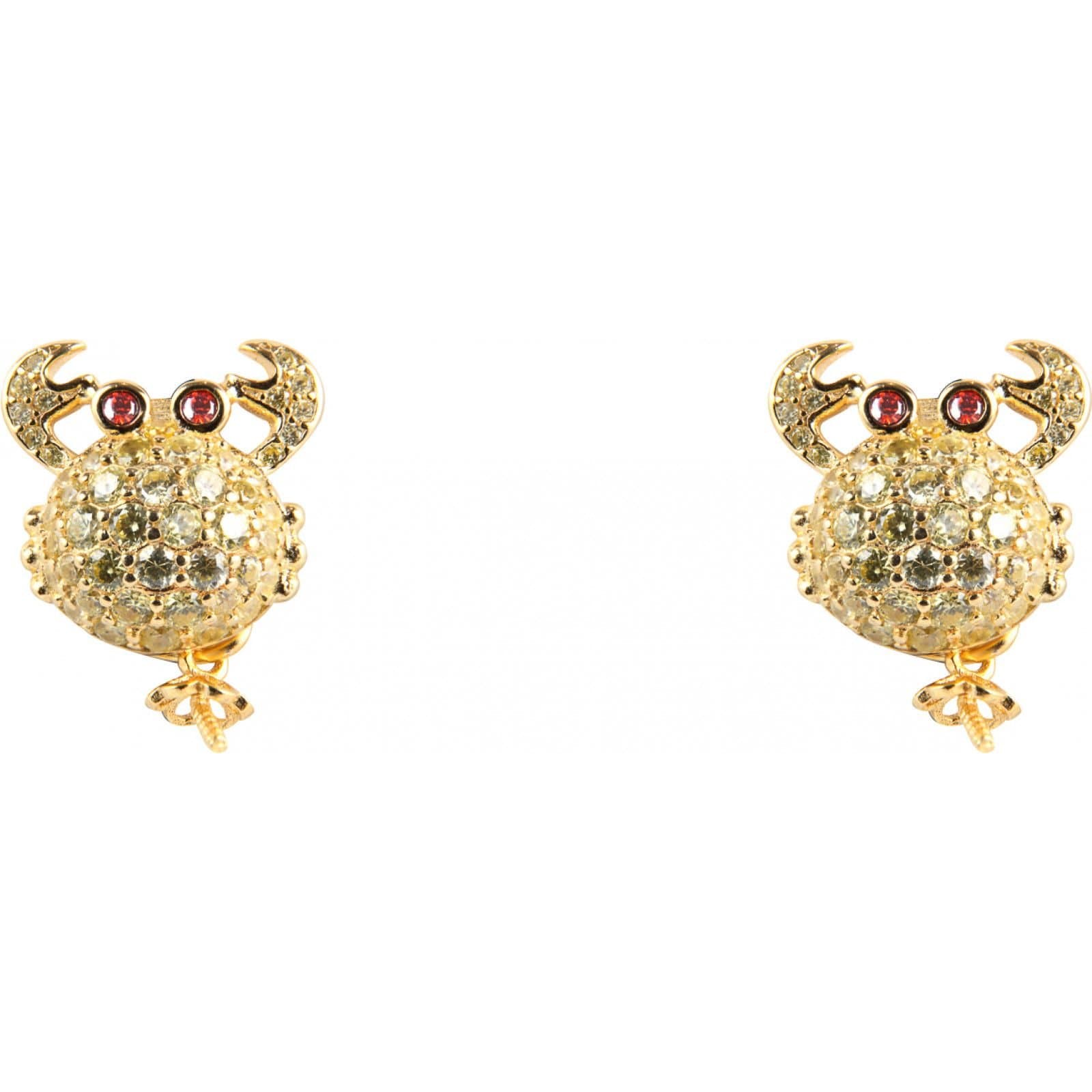 Lancaster Lancaster Women's JLA-EAR-CRAB-6 Pair Of Earrings in Gold